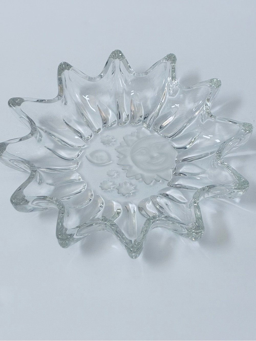 Vintage Studio Nova “Heaven's Gate" Celestial Star Glass Serving Dish 9.5”